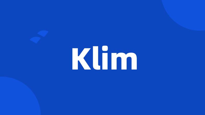 Klim