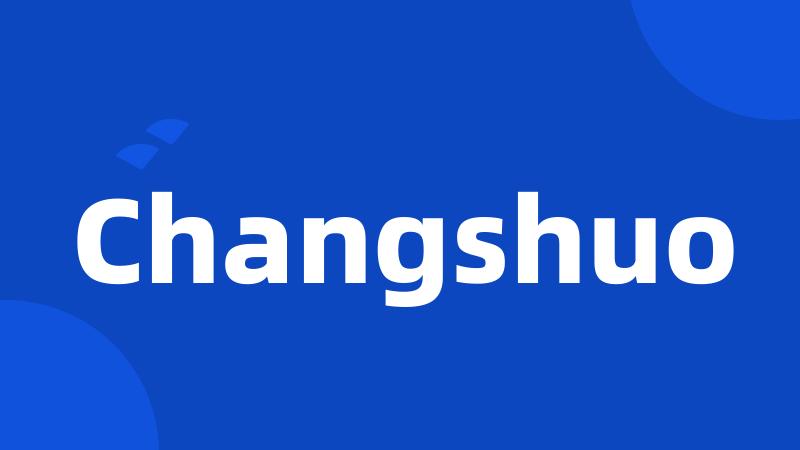 Changshuo