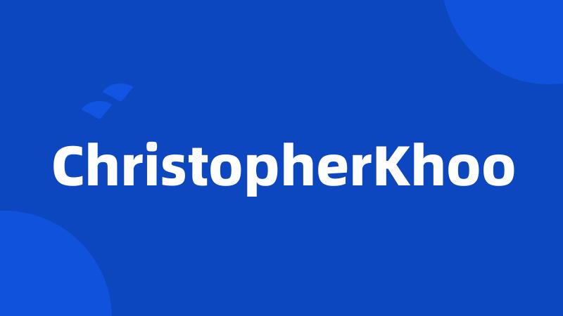 ChristopherKhoo