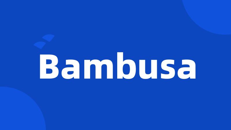 Bambusa