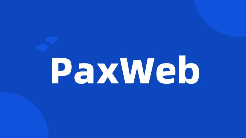 PaxWeb