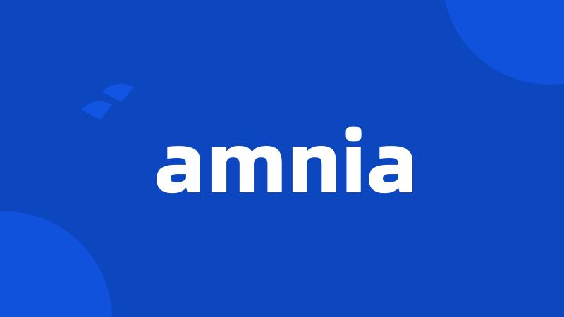 amnia