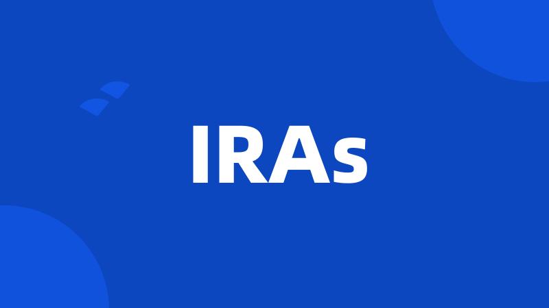 IRAs