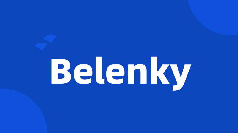 Belenky