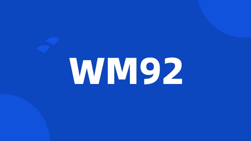 WM92