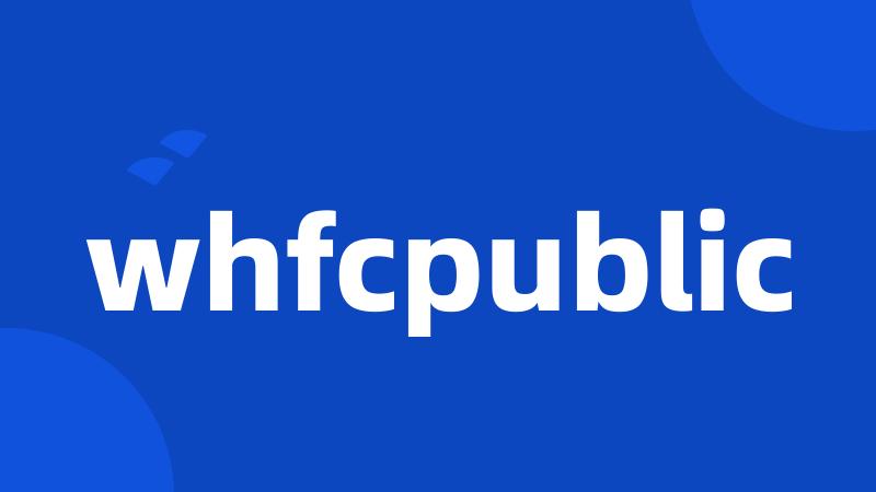 whfcpublic