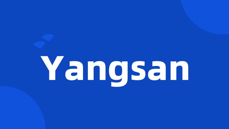 Yangsan