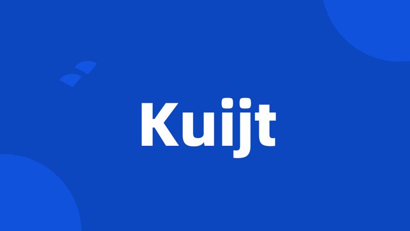 Kuijt