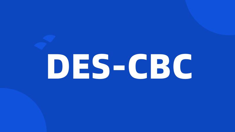 DES-CBC