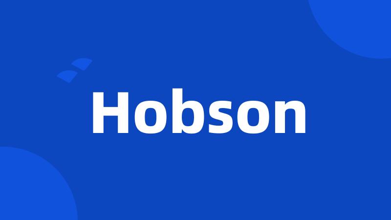 Hobson