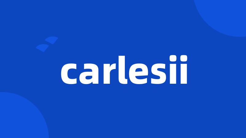 carlesii