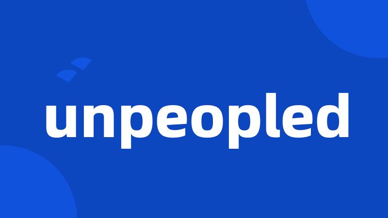 unpeopled