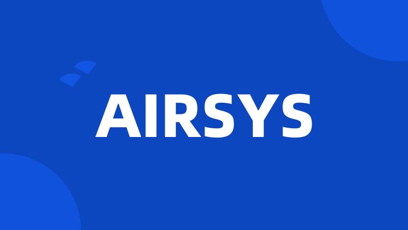 AIRSYS