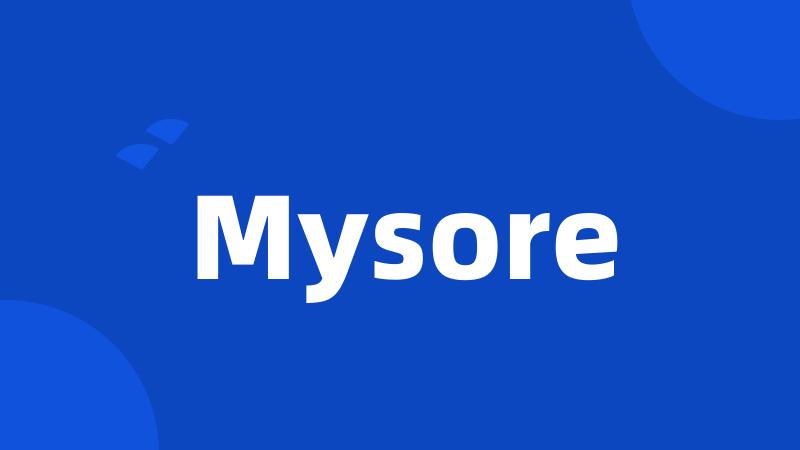 Mysore