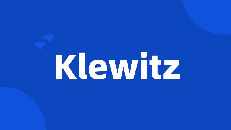 Klewitz