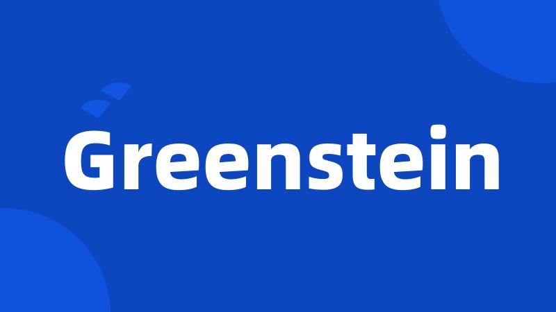 Greenstein