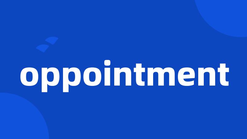 oppointment