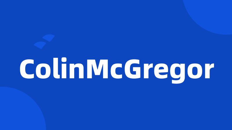 ColinMcGregor