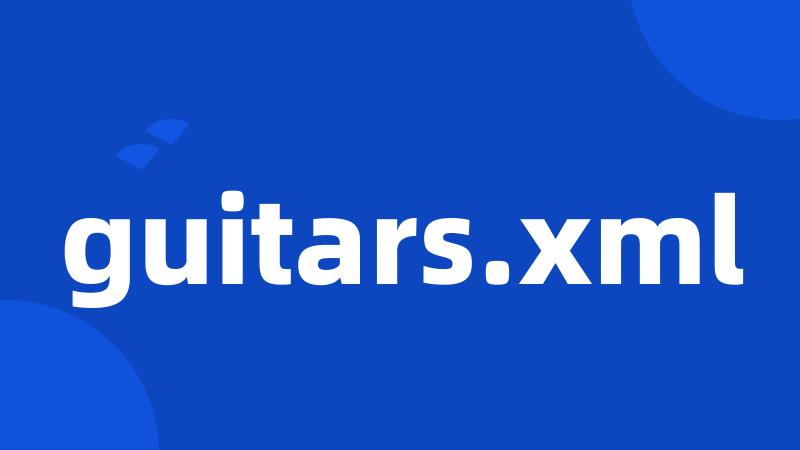 guitars.xml