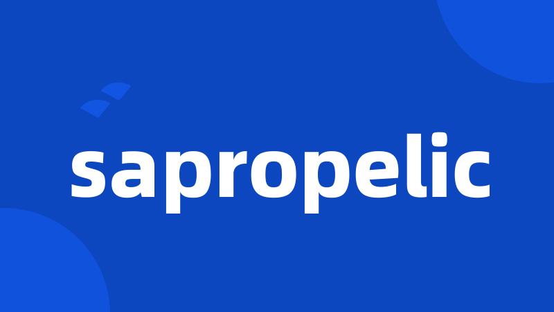 sapropelic