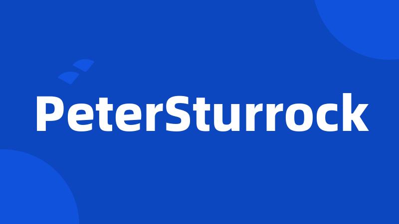 PeterSturrock