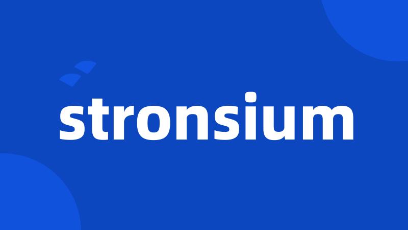 stronsium