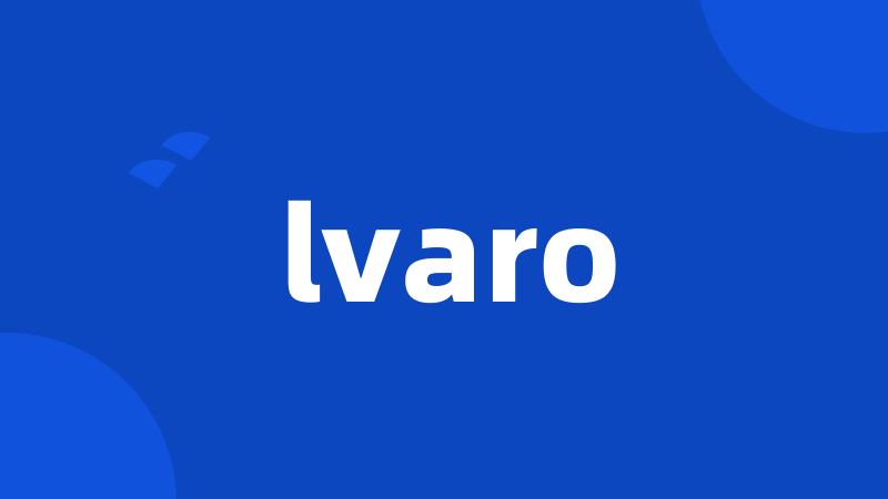 lvaro