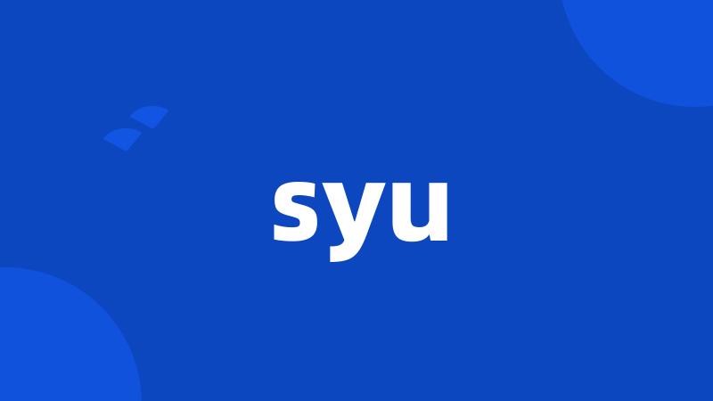 syu