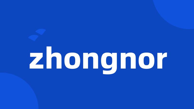 zhongnor