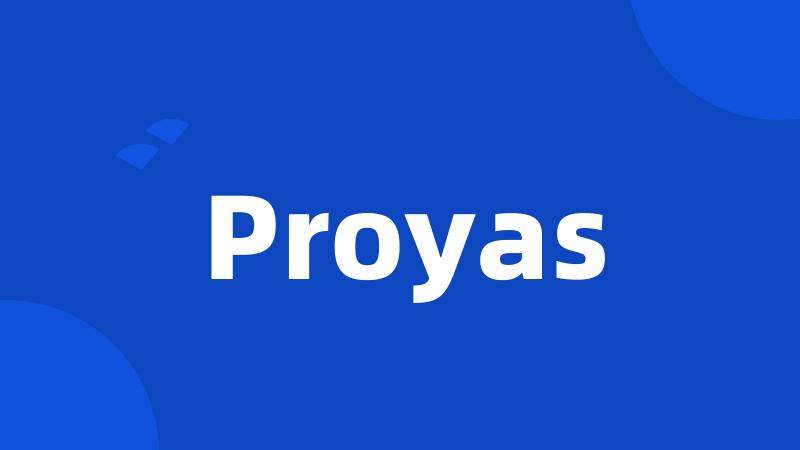 Proyas