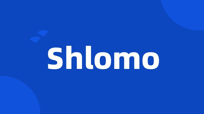 Shlomo