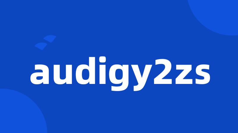 audigy2zs