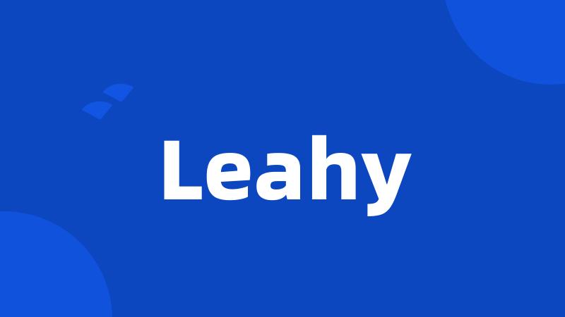 Leahy