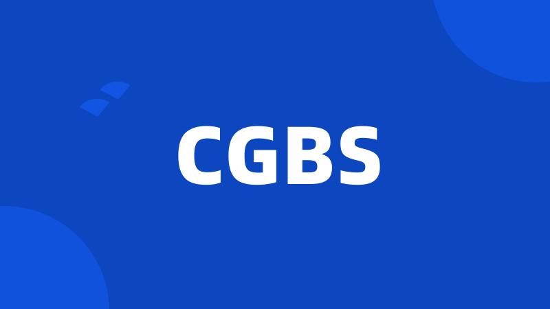 CGBS