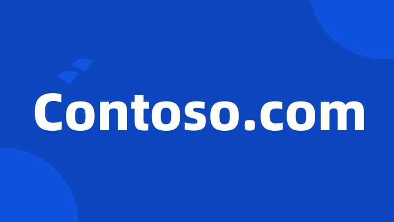 Contoso.com