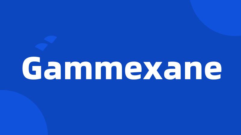 Gammexane