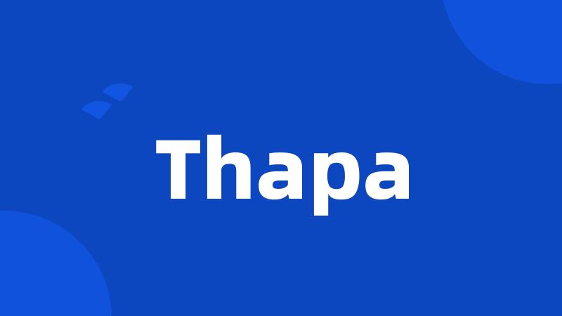 Thapa