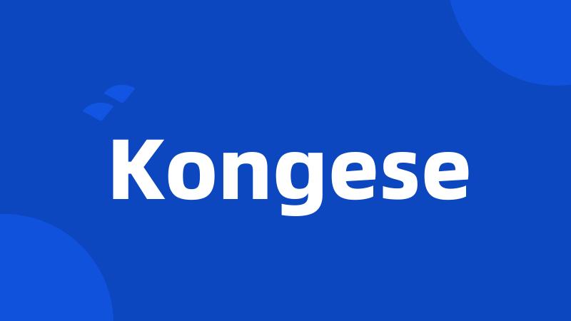 Kongese