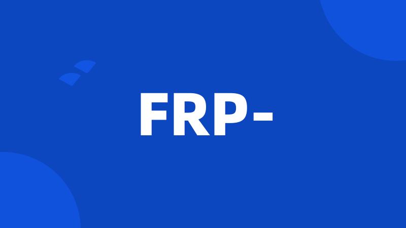 FRP-