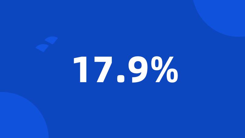 17.9%