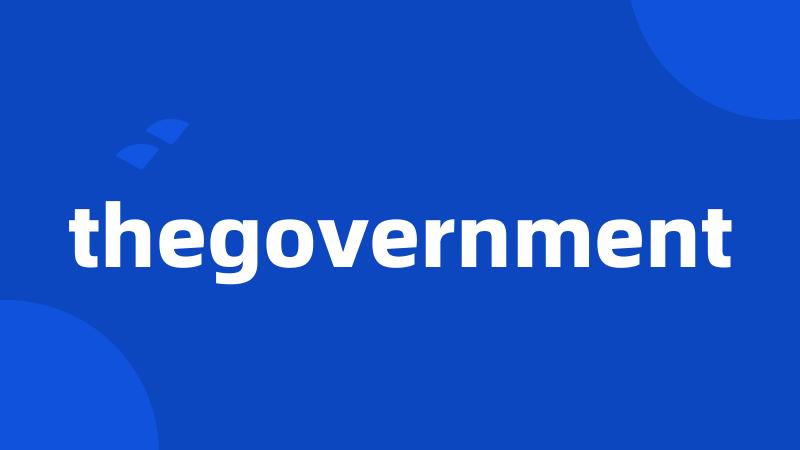 thegovernment