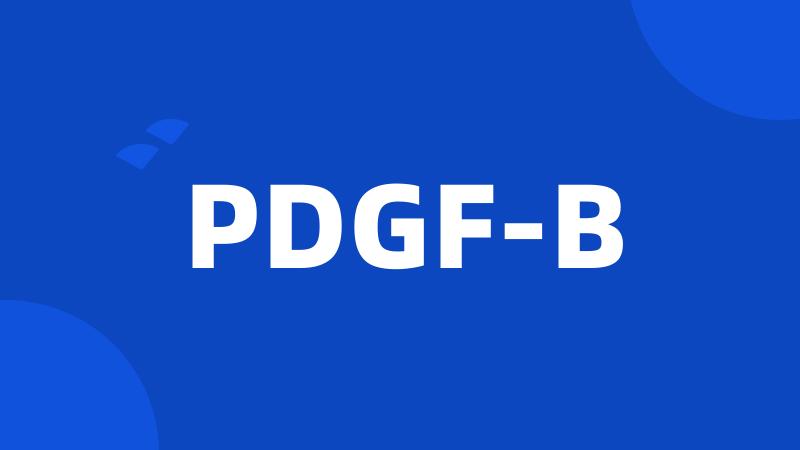PDGF-B
