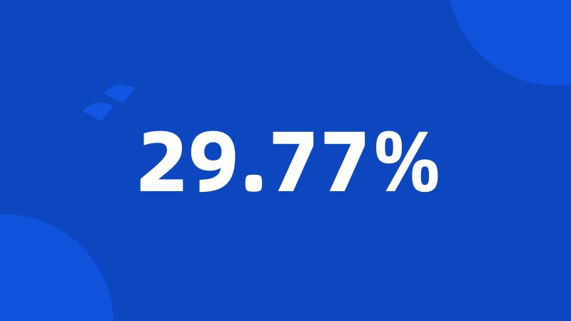 29.77%