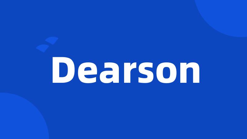 Dearson