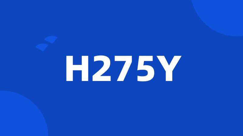 H275Y