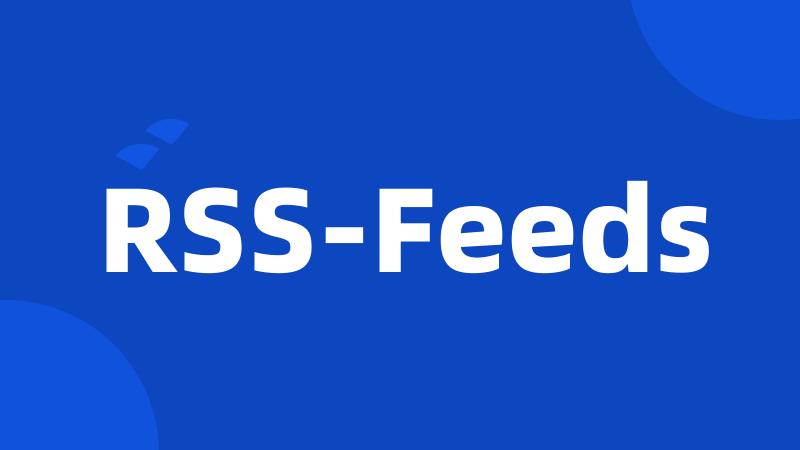 RSS-Feeds