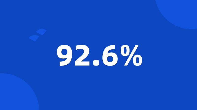 92.6%