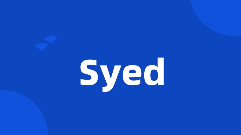 Syed