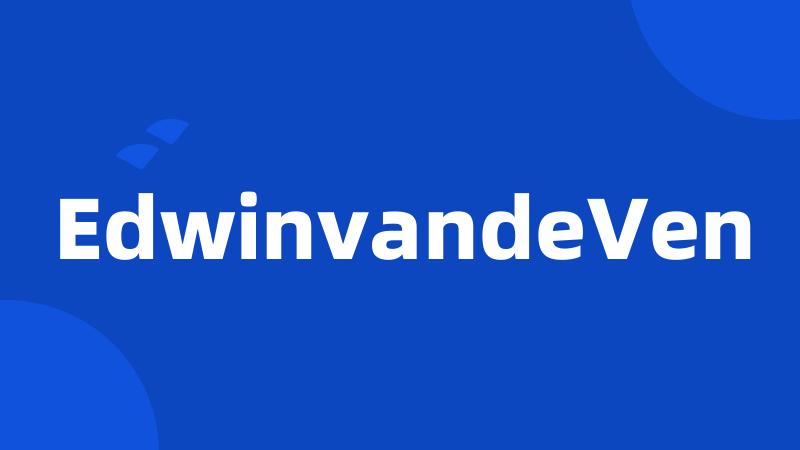 EdwinvandeVen