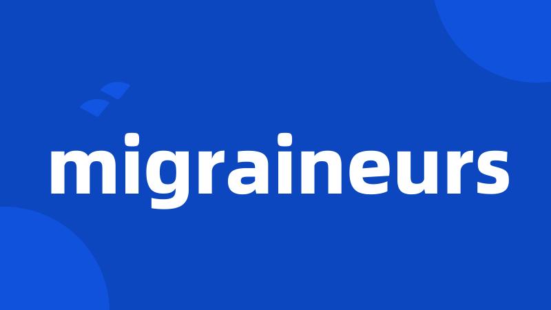 migraineurs